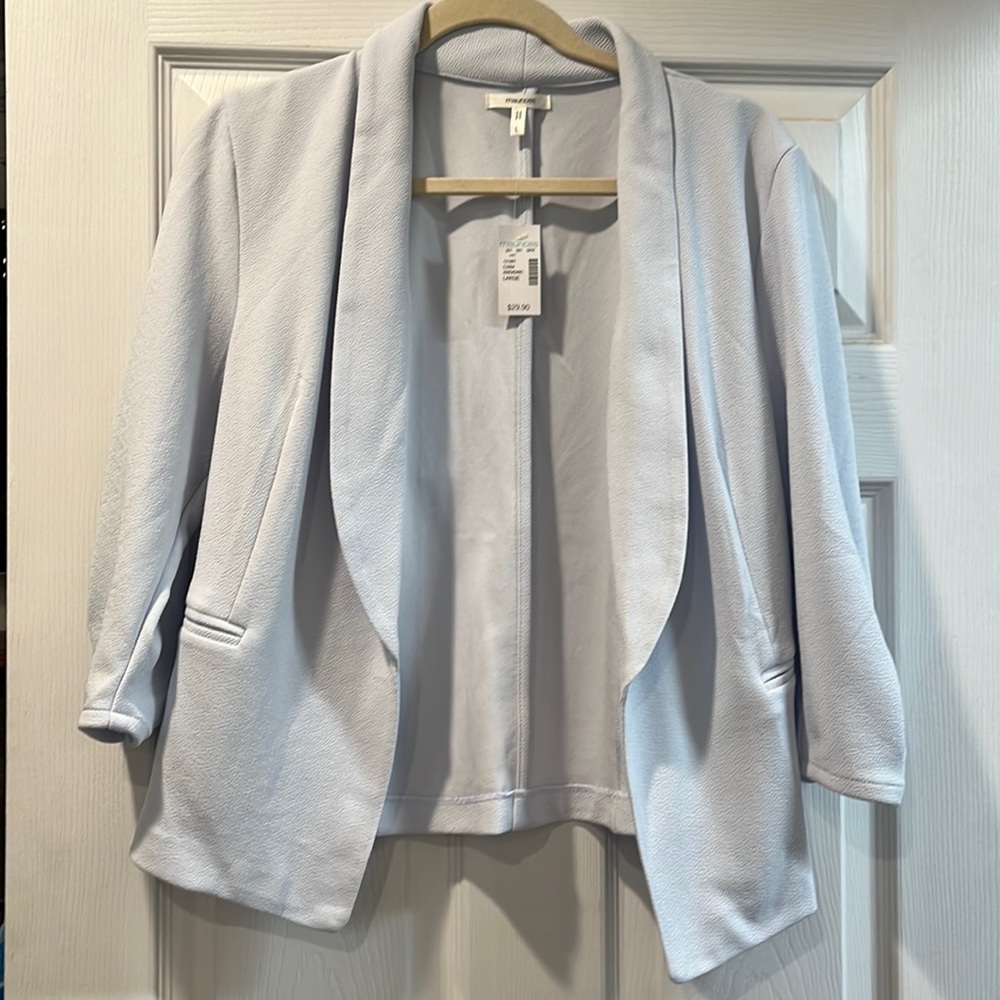 NWT Maurice’s light blue blazer